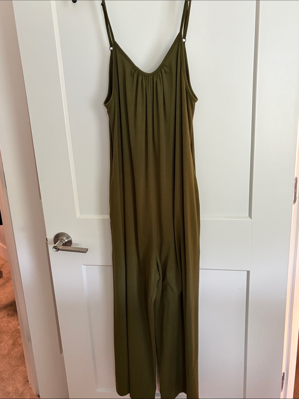 Olive Green Wide-Leg Jumpsuit- 2 for $20